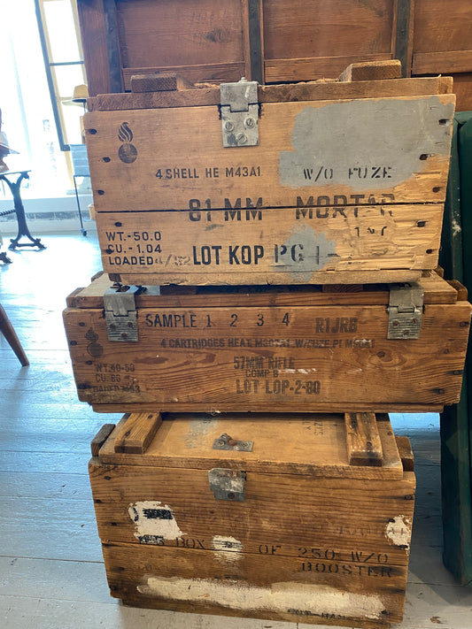 1950's Vintage Ammo Boxes