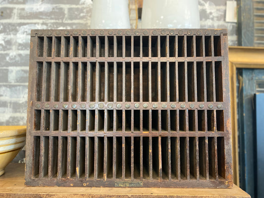 Antique Printer Cabinet