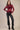NT12220-High Neck Fitted Sheer Mesh Lace Knit Top: WINE / S-M-L/2-2-2 VERY J