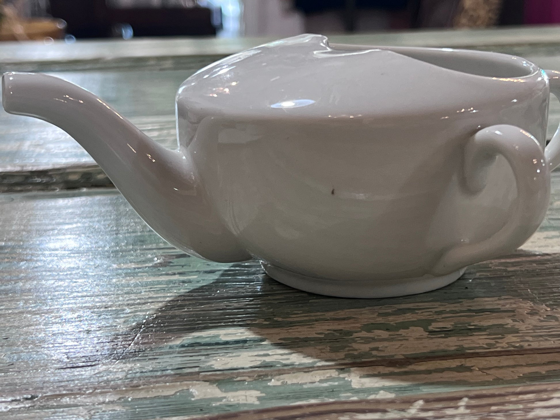 Antique Baby Invalid Feeder Cup Porcelain