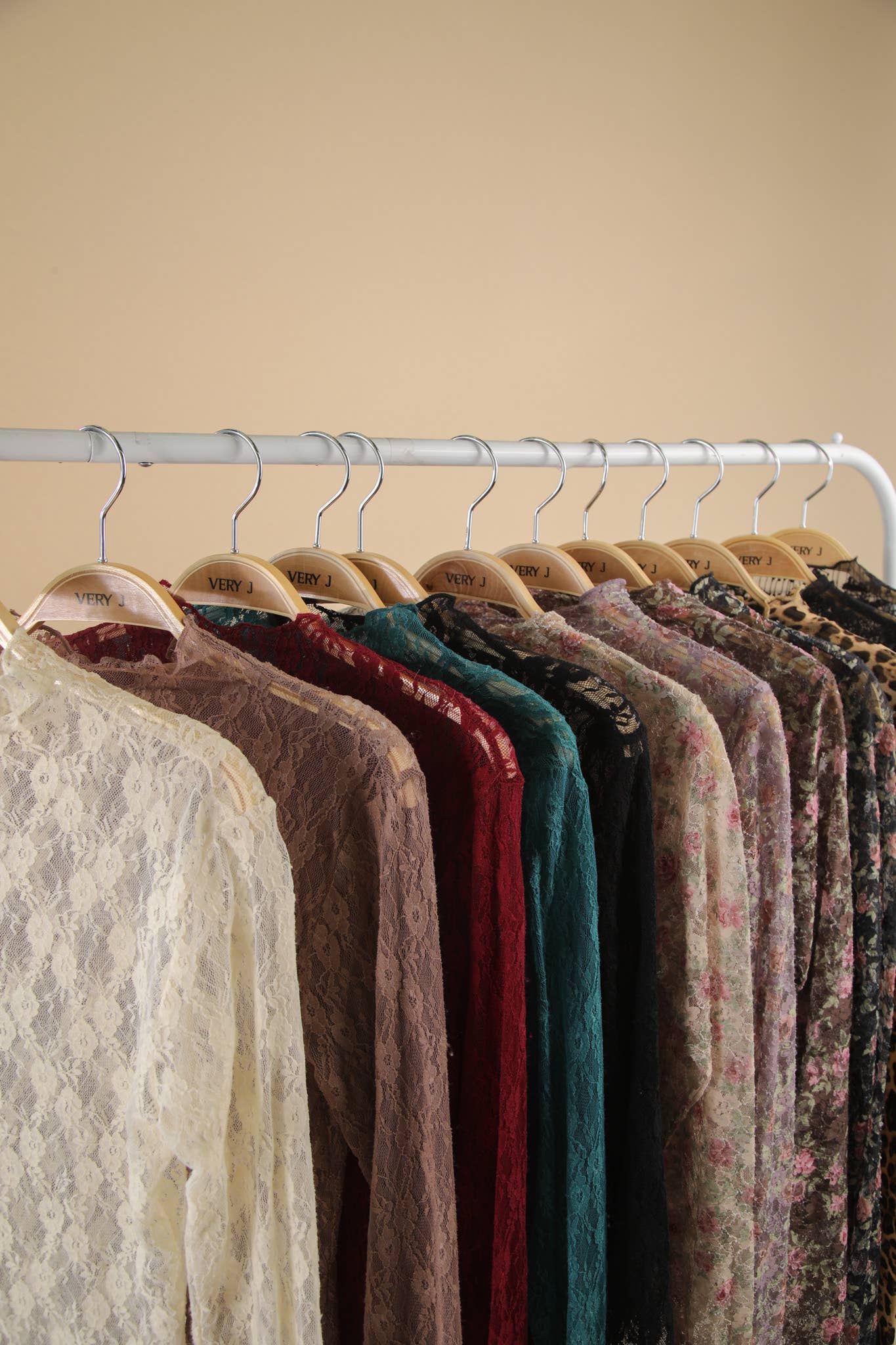 High Neck Fitted Sheer Mesh Lace Knit Top: BLACK BOW