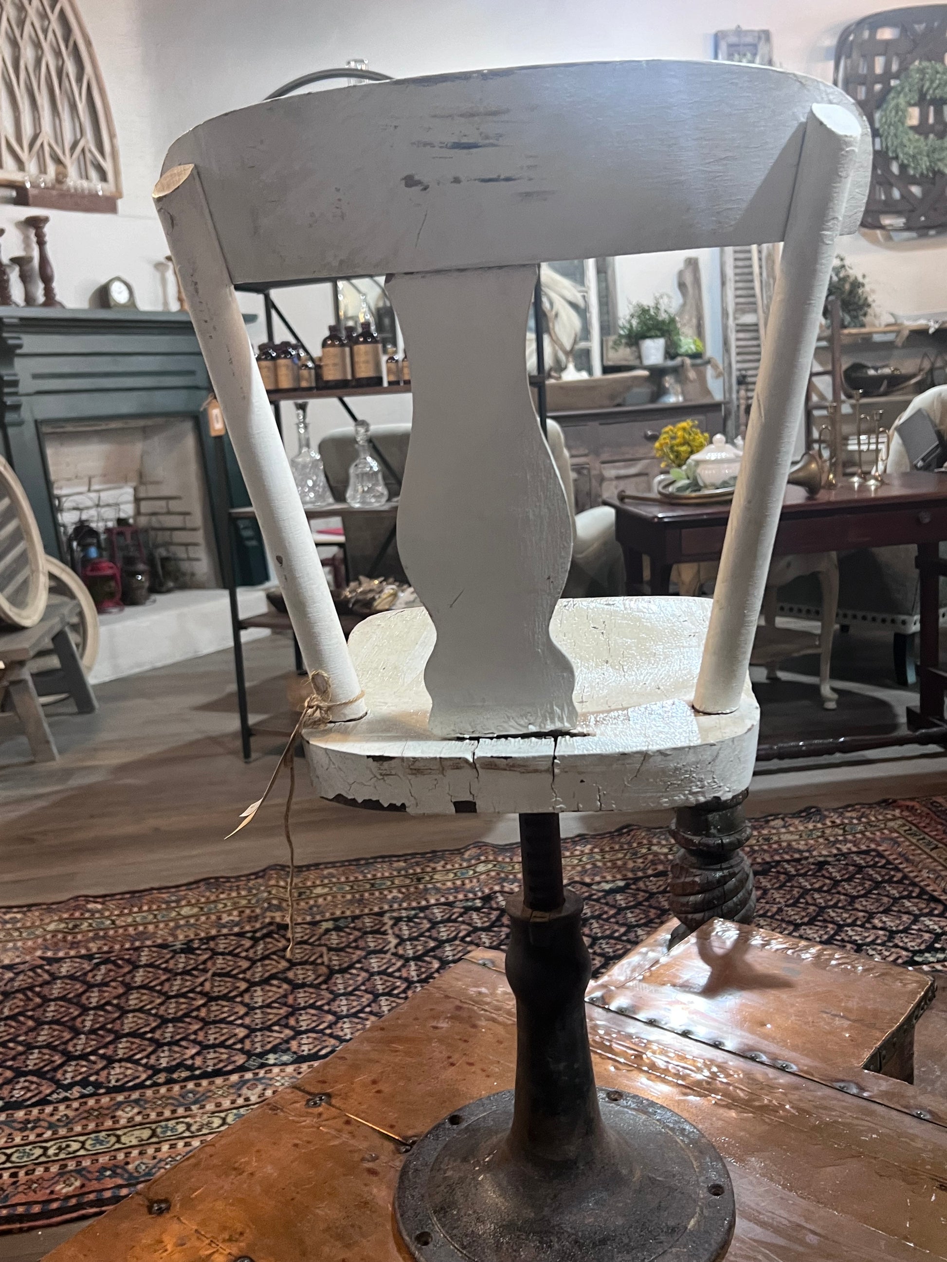 Antique Authentic Whittmore Polishes Shoe Shining Station