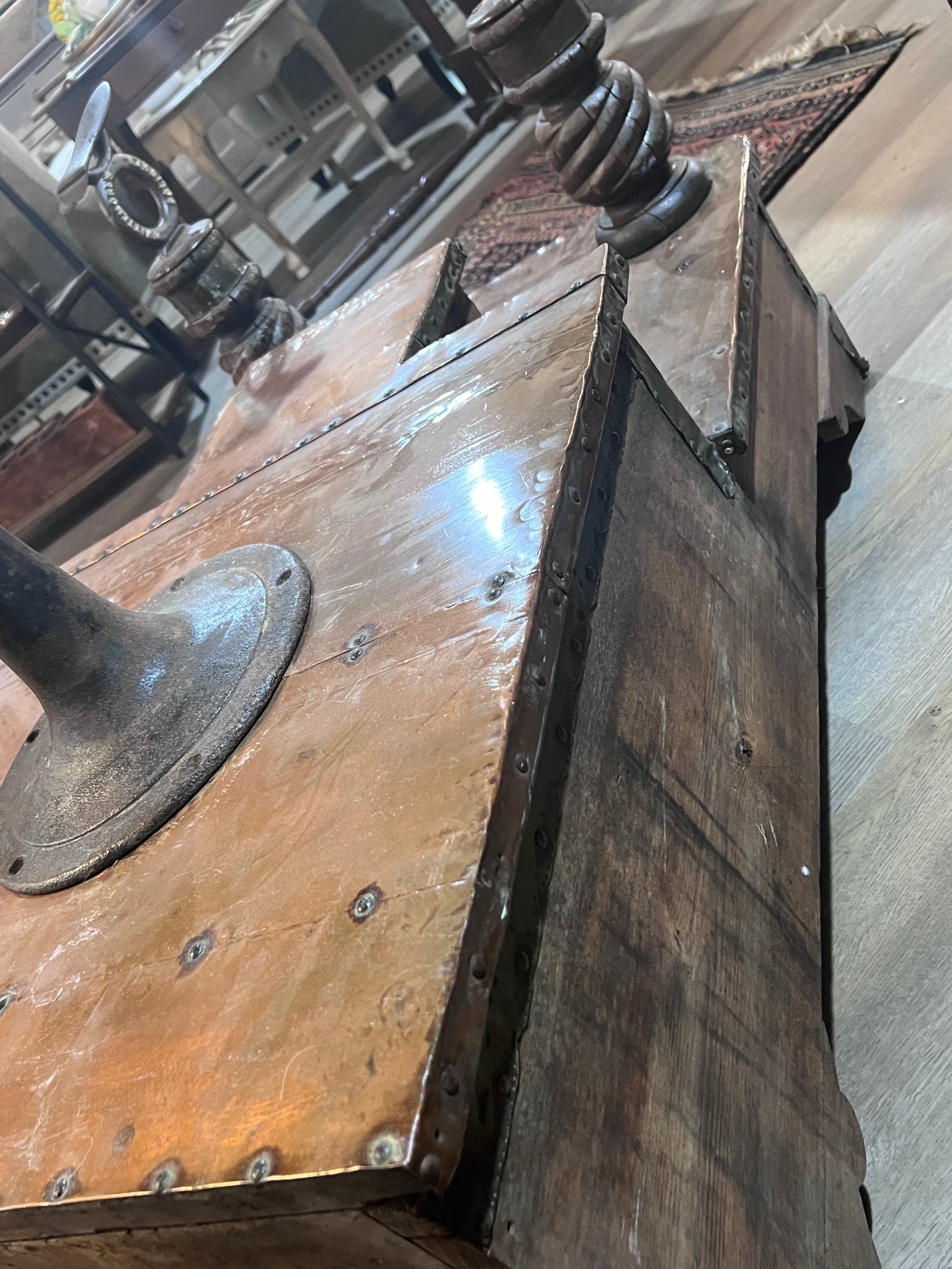 Antique Authentic Whittmore Polishes Shoe Shining Station