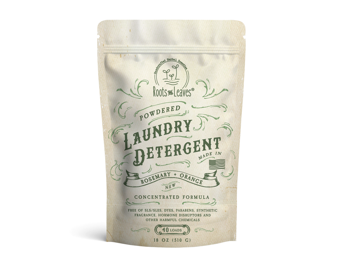 Powdered Laundry Detergent - Rosemary Orange Roots And Leaves
