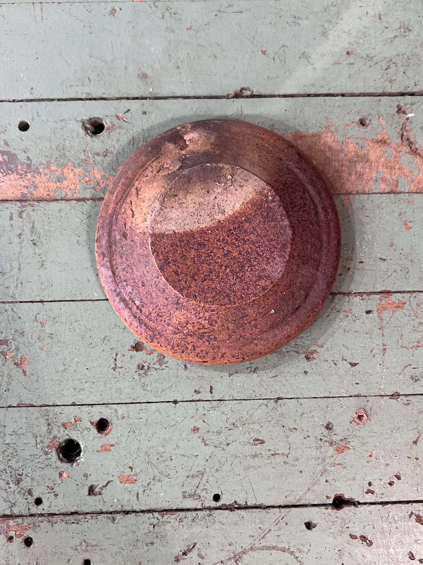 Antique Hand-Turned Wooden Lid The Mustard Seed Collection, The Seed