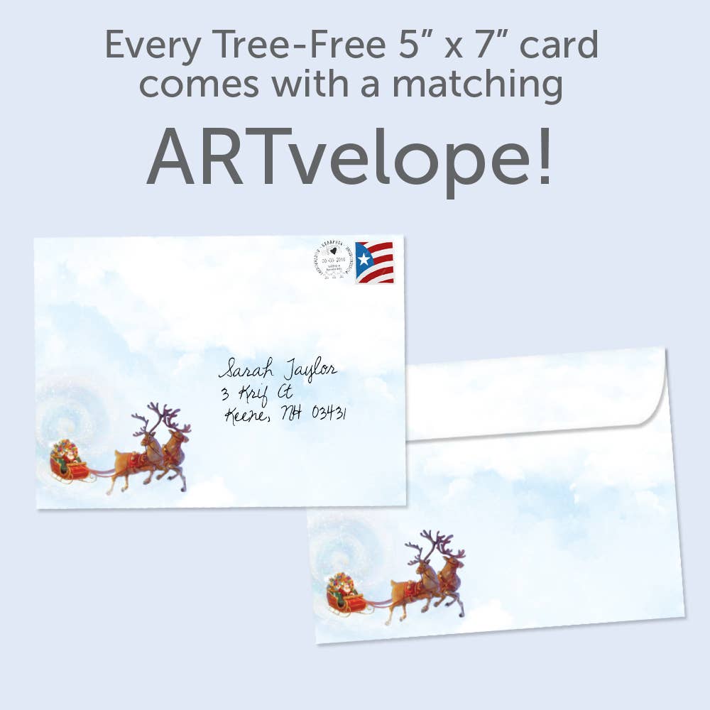 Soaring Santa Christmas