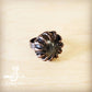 Genuine Labradorite Ring set in Antique Copper Gray/Black