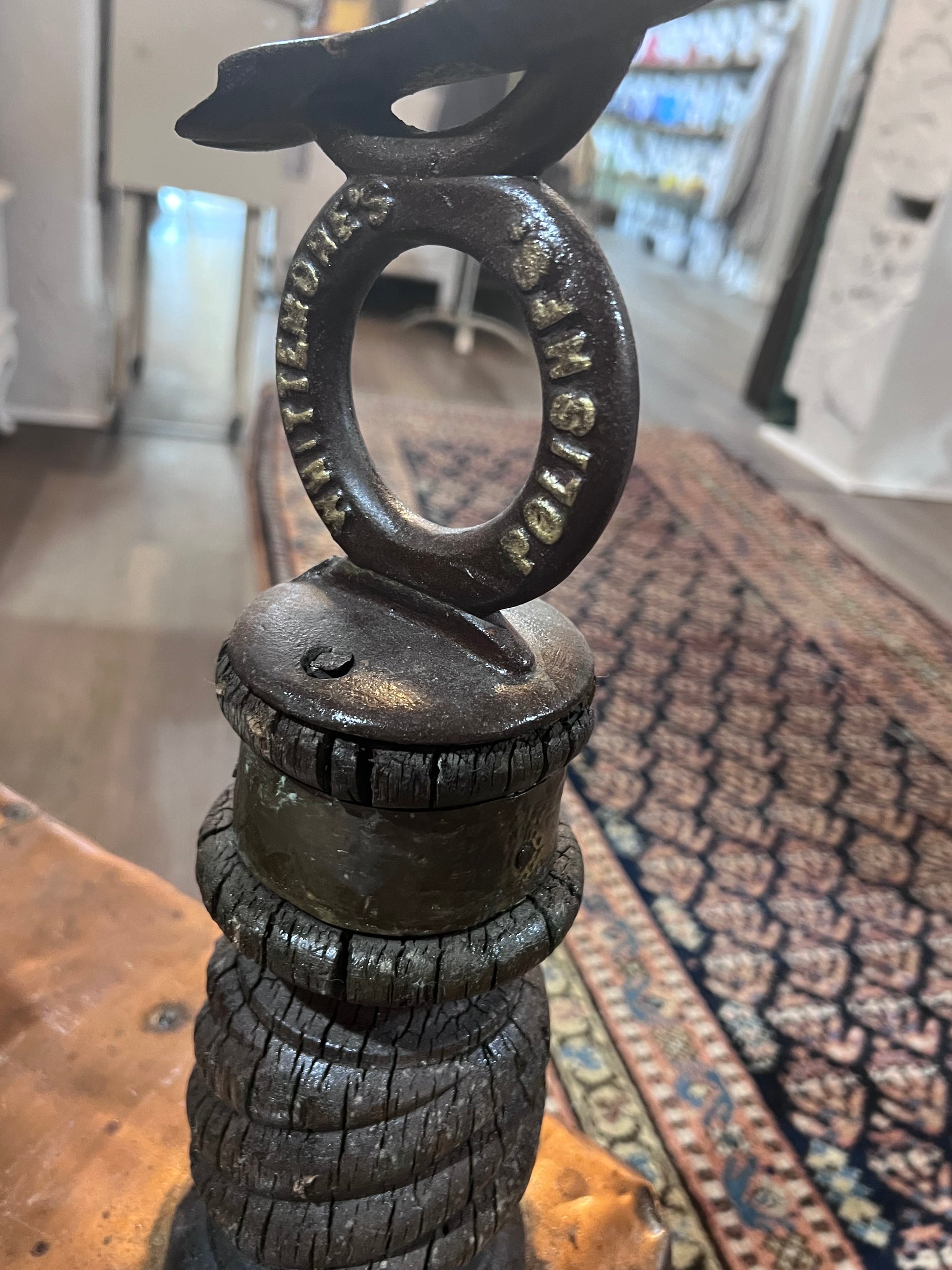 Antique Authentic Whittmore Polishes Shoe Shining Station