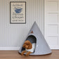 Recycled Felt Pet Cave (Gray) – Modern Foldable Dog House