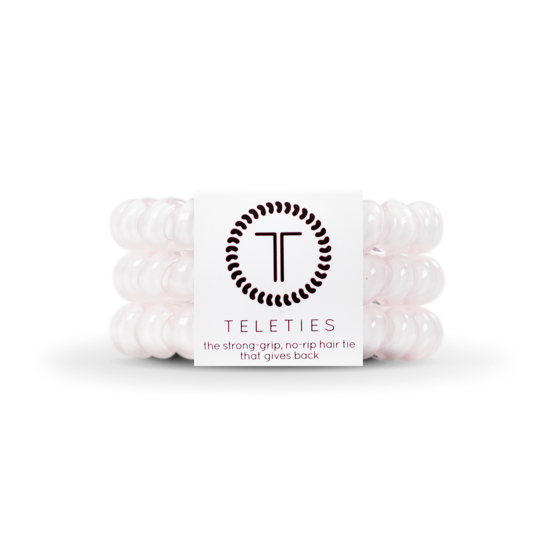 Spiral Hair Coils | Large | Rose Water Pink Hair Ties