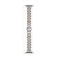 Rainey Skinny Stainless Steel Band for Apple Watch: Silver/Gold / Fits All Models Posh Tech