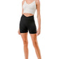 V-Waist Ribbed Shorts – High Waist Sculpt Fit: Black MIO WHOLESALE