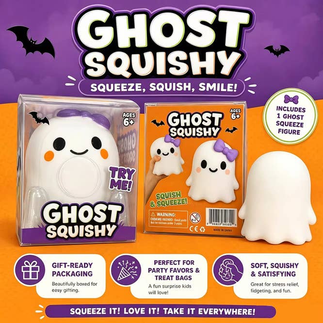 Adorable Ghost Squishies! Barefoot Beauties