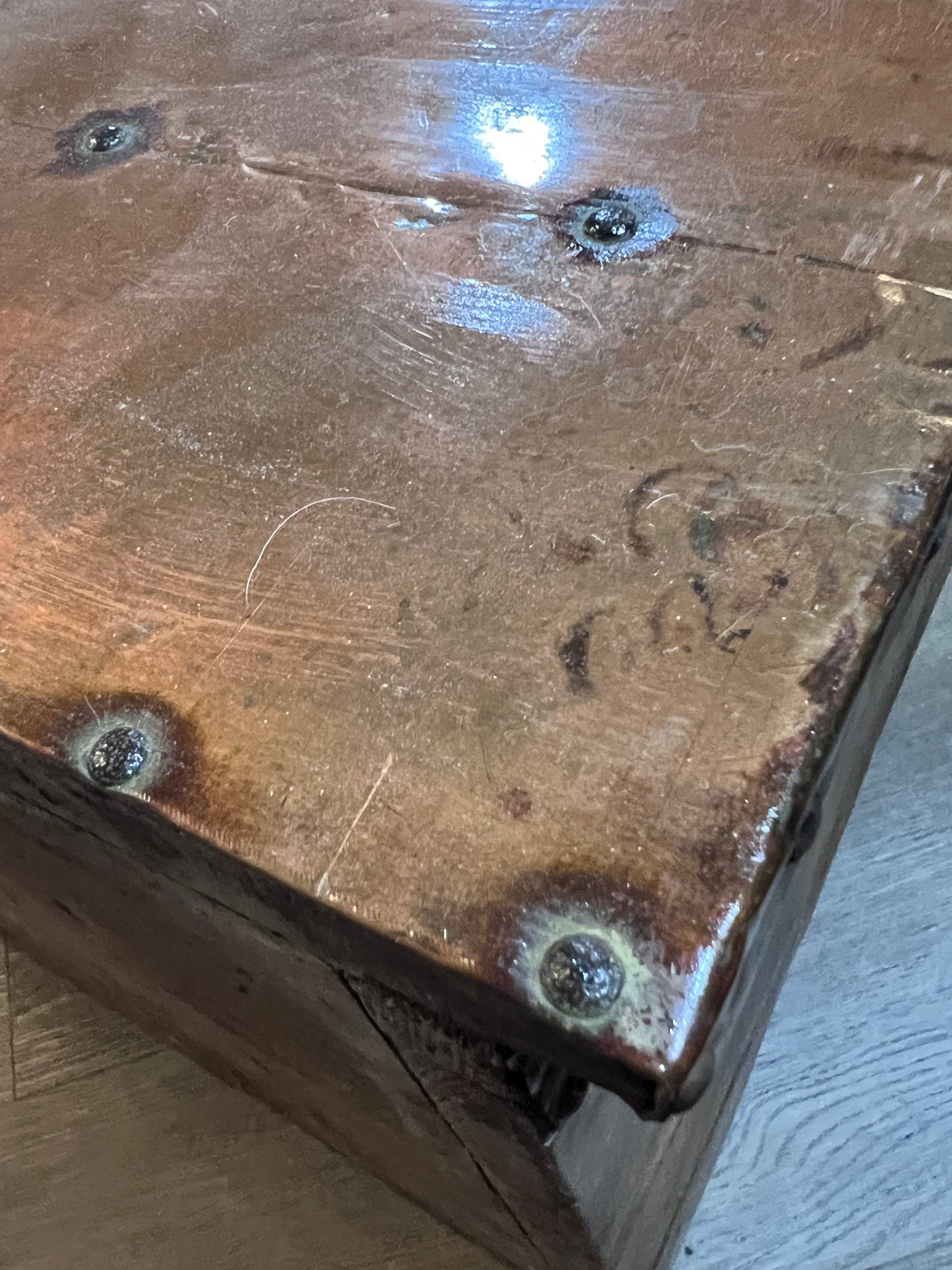 Antique Authentic Whittmore Polishes Shoe Shining Station