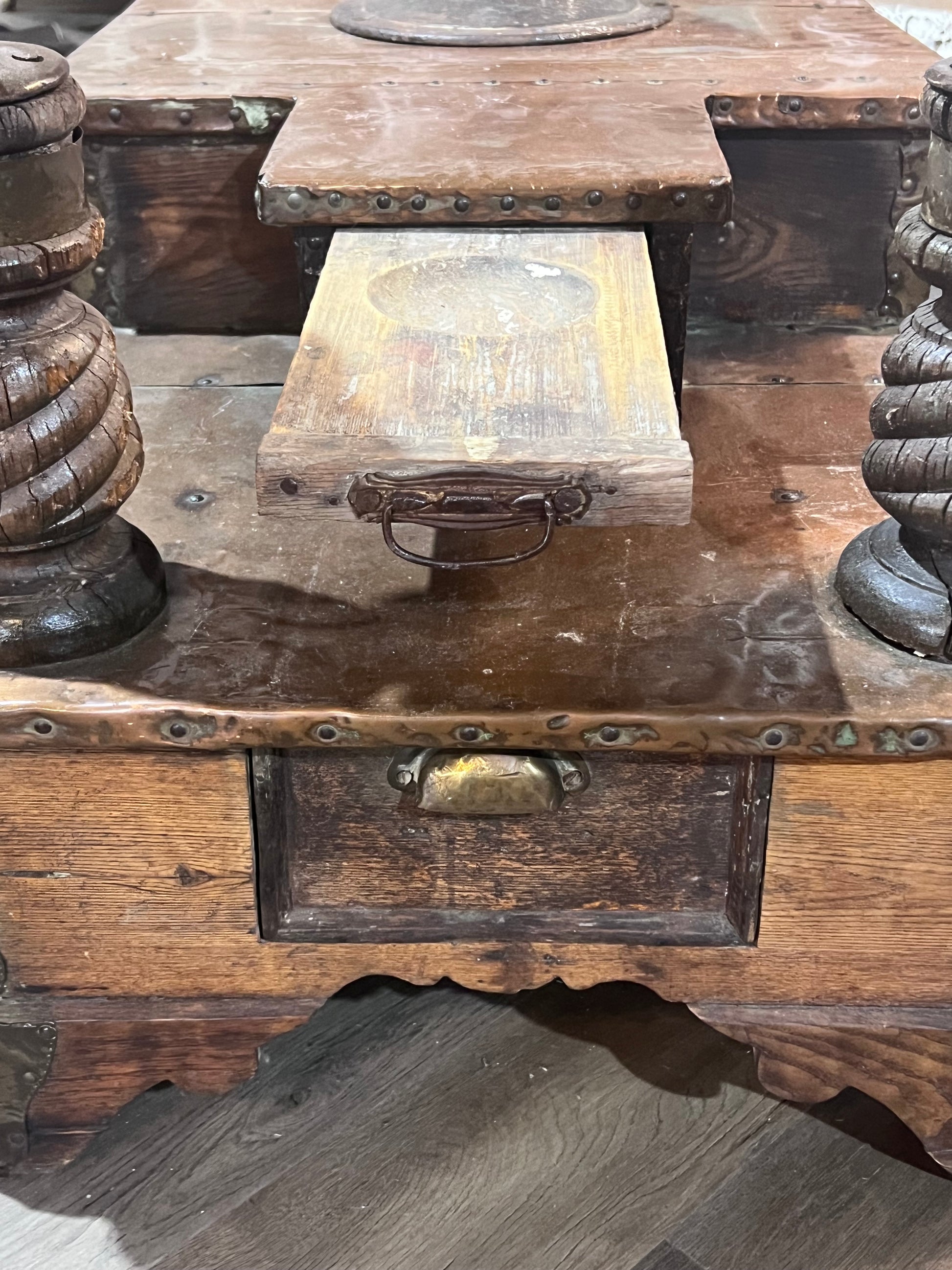 Antique Authentic Whittmore Polishes Shoe Shining Station