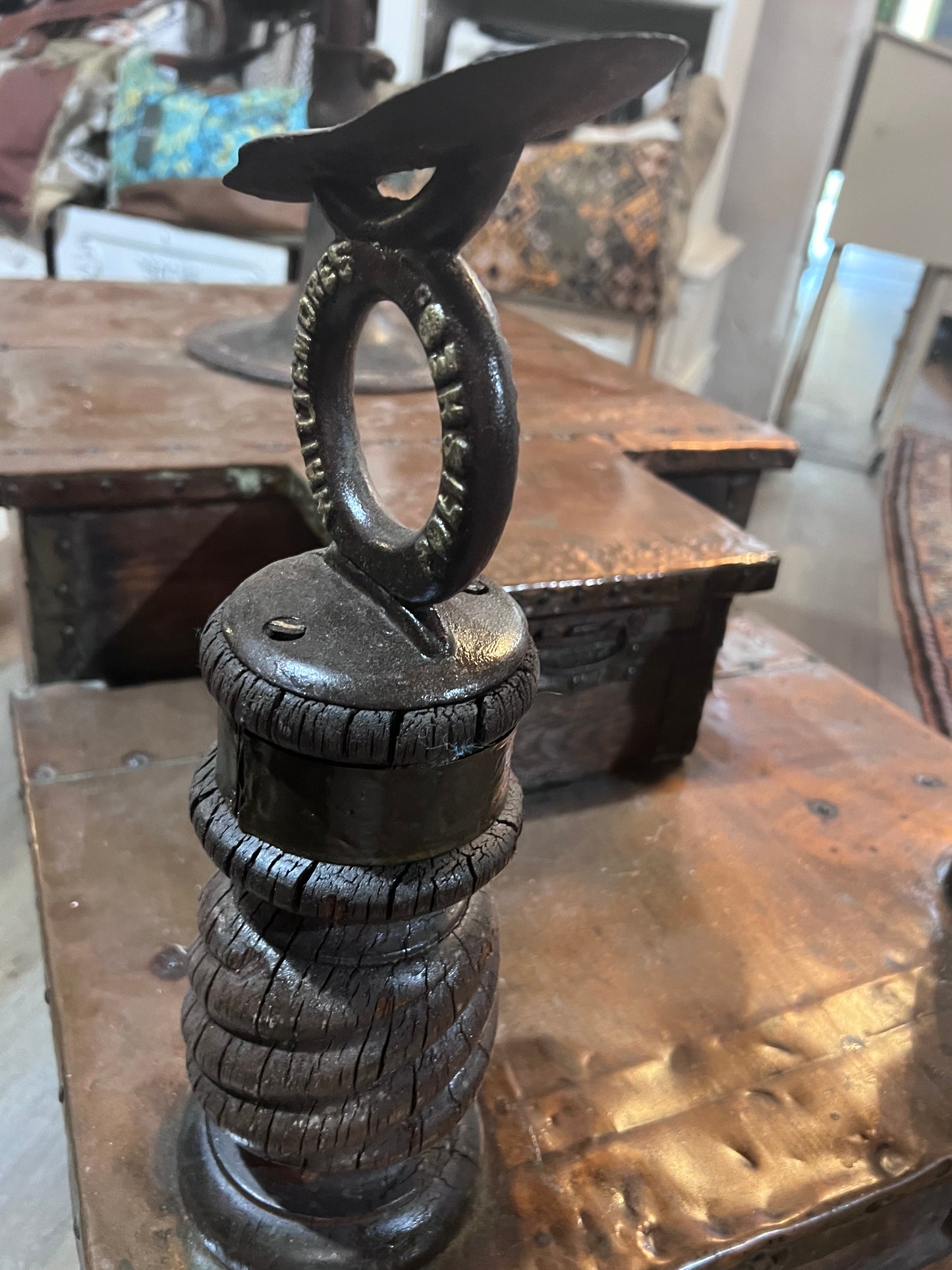 Antique Authentic Whittmore Polishes Shoe Shining Station