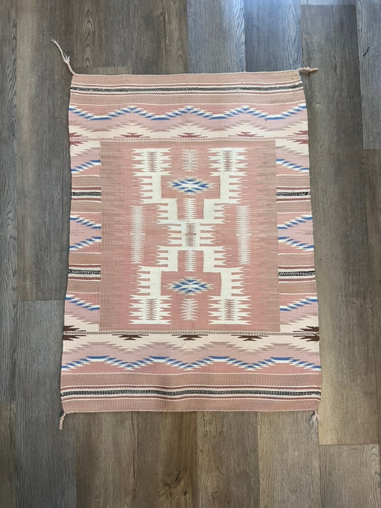 Neutral pink saddle horse blanket or rug The Mustard Seed Collection, The Seed