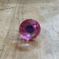 Pink Cut Glass Knob