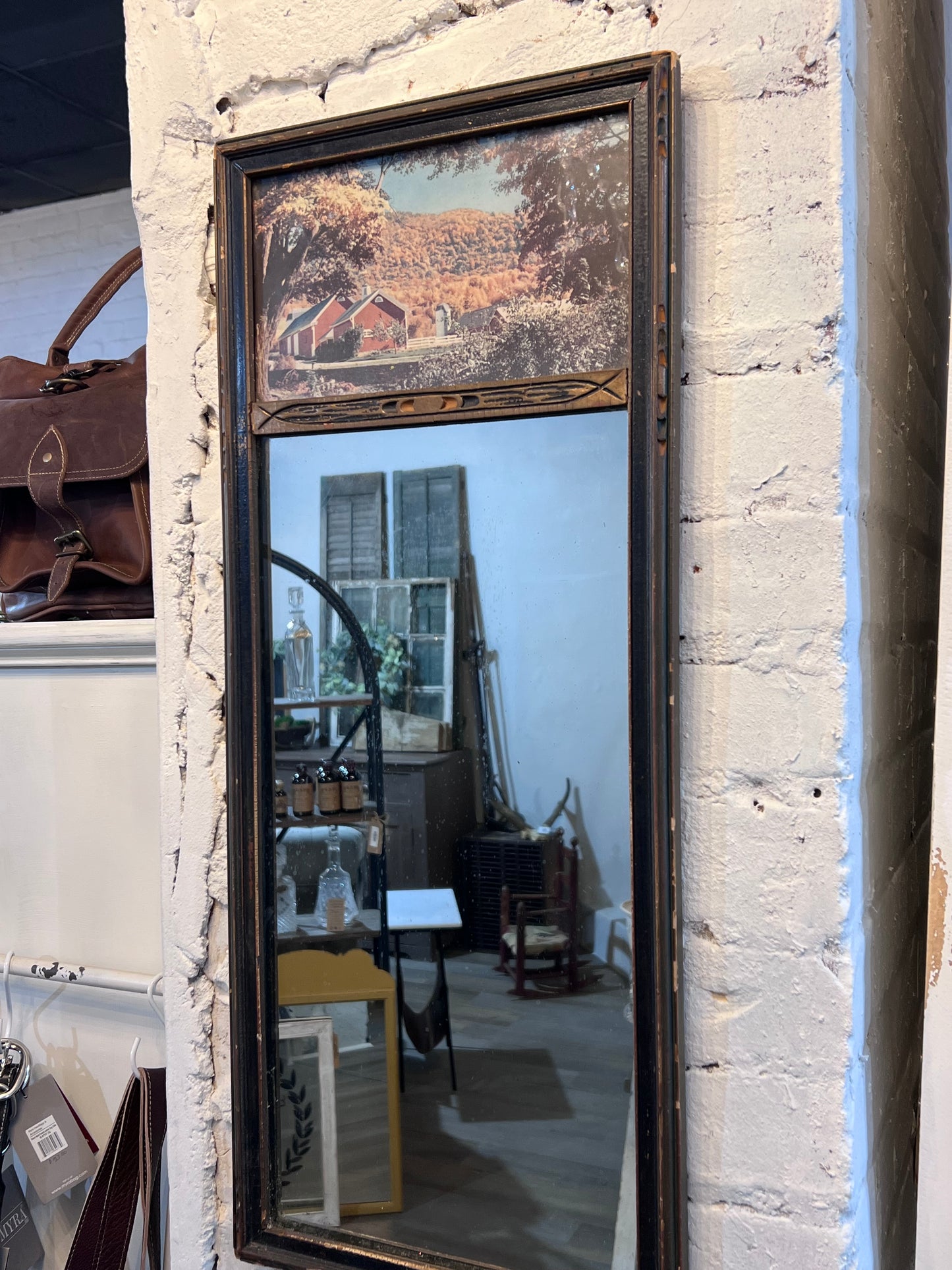 Silver Back 1920s Mirror