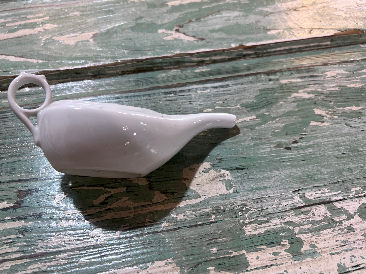 Antique Baby Invalid Feeder Cup Porcelain Made in Germany white