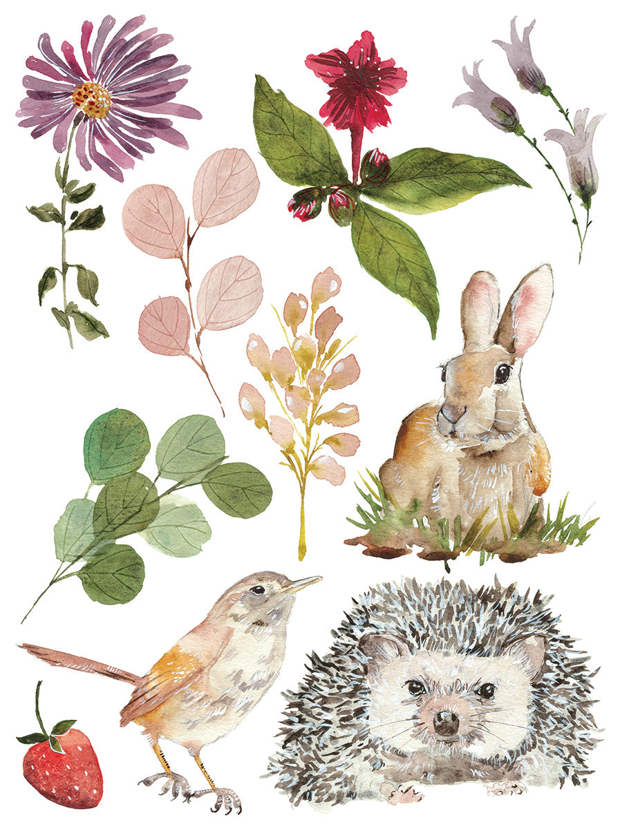 Whispering Willow IOD Transfer 12x16 PadЄ