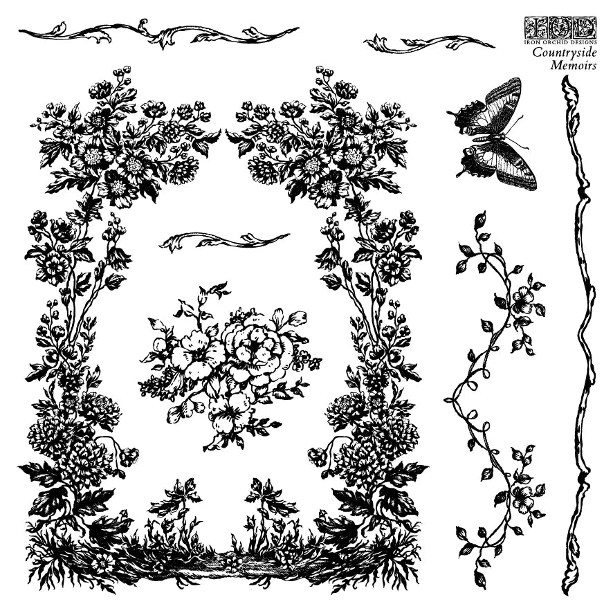 Country Memoirs 6x6 Decor Stamp