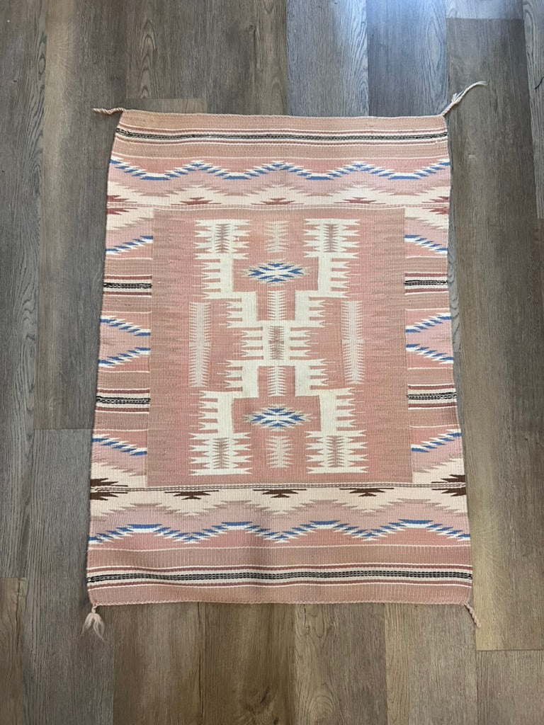 Neutral pink saddle horse blanket or rug The Mustard Seed Collection, The Seed