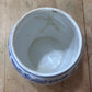European Blue Floral Ceramic Rice Storage Jar Orlando Estate Auction