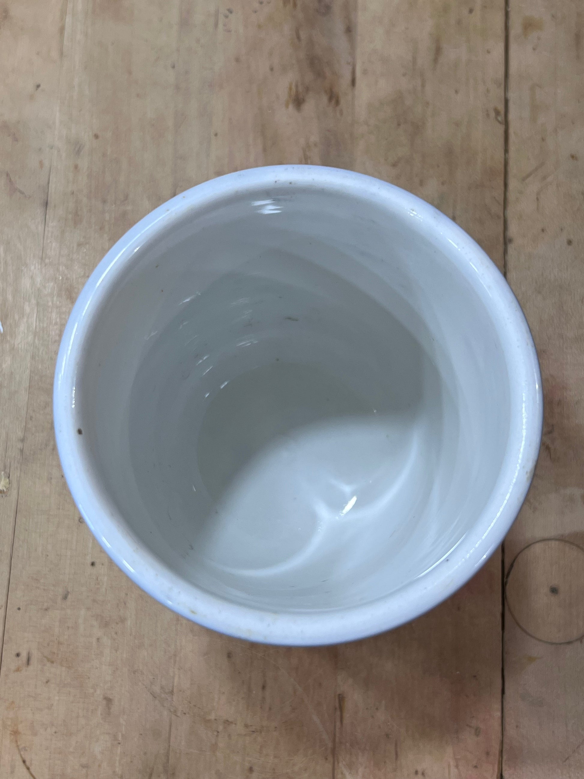 Vintage German Blue and White Ceramic Sugar Canister Orlando Estate Auction