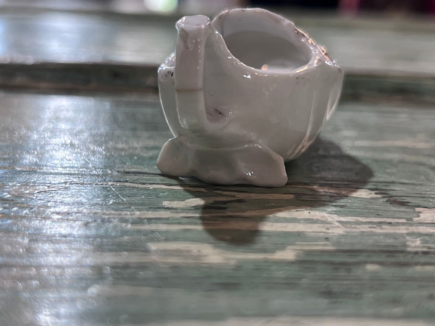 Antique Baby Invalid Feeder Cup Ironstone