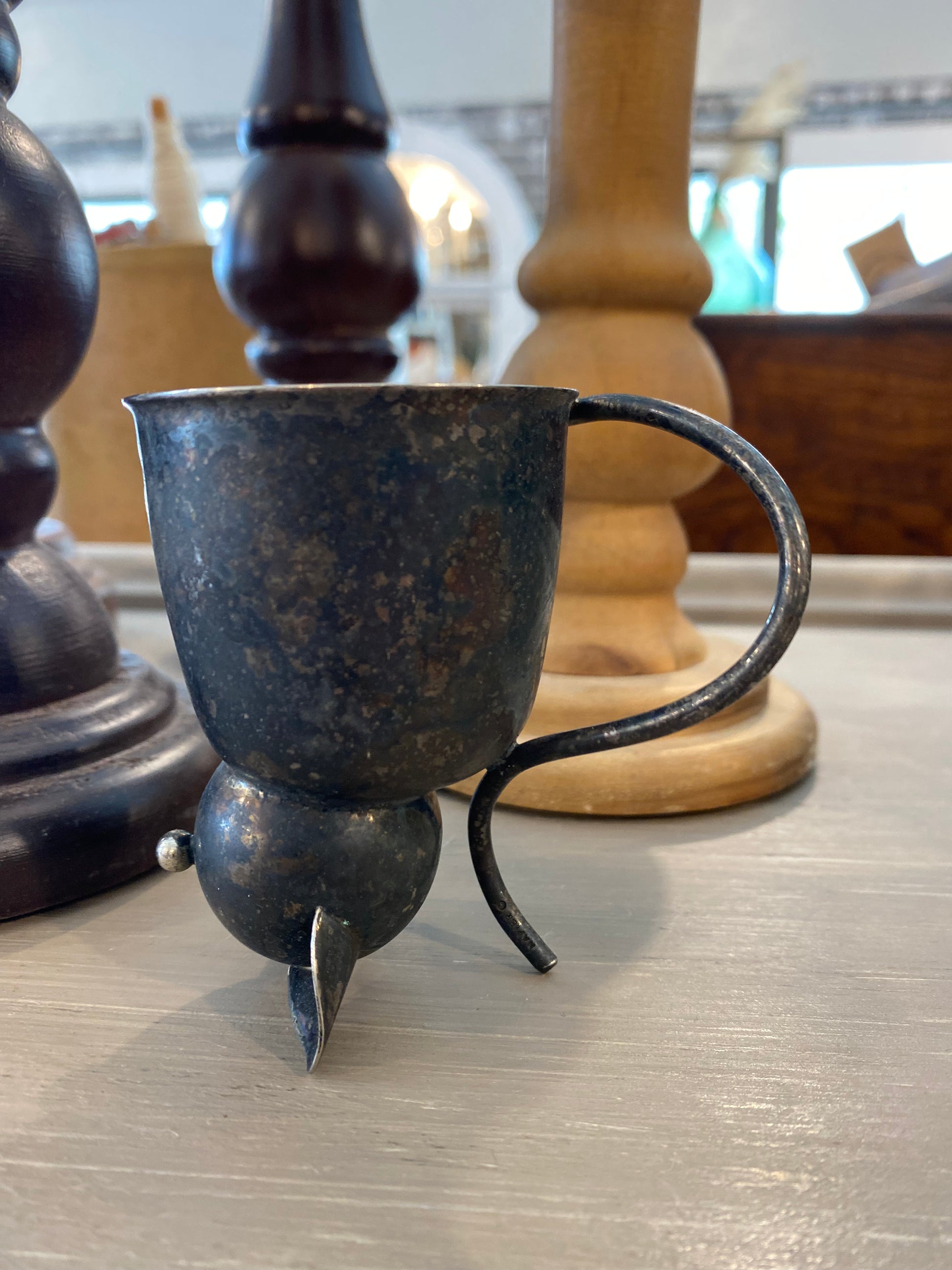 Vintage Napier 2oz Mouse Shaped Shot Glass