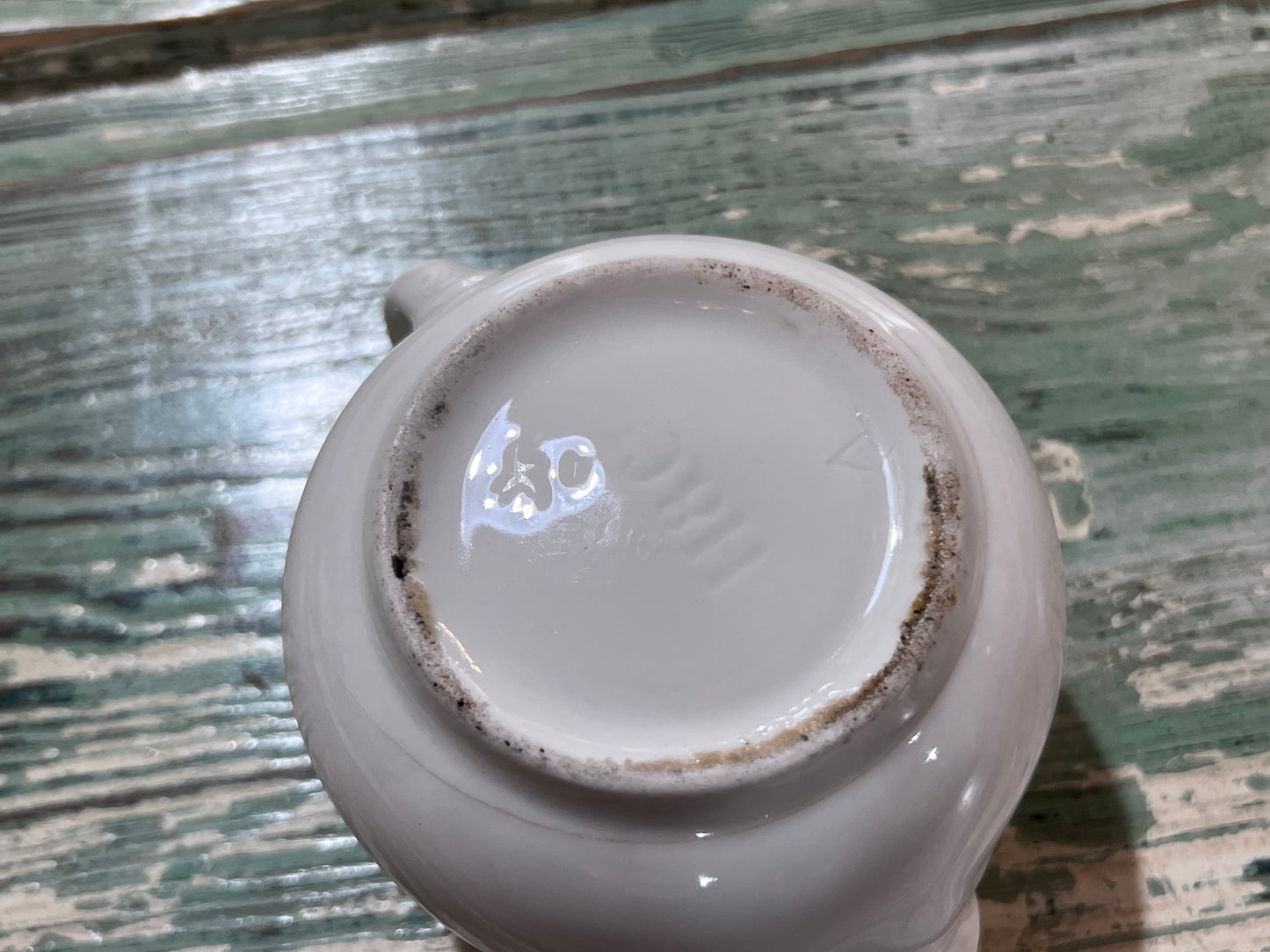 Rare Antique 1876-89 Haviland Lady’s Portable Spittoon White Porcelain