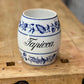 European Blue Floral Ceramic Tapioca Storage Jar Orlando Estate Auction