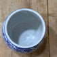 European Blue Floral Ceramic Barley Storage Jar Orlando Estate Auction