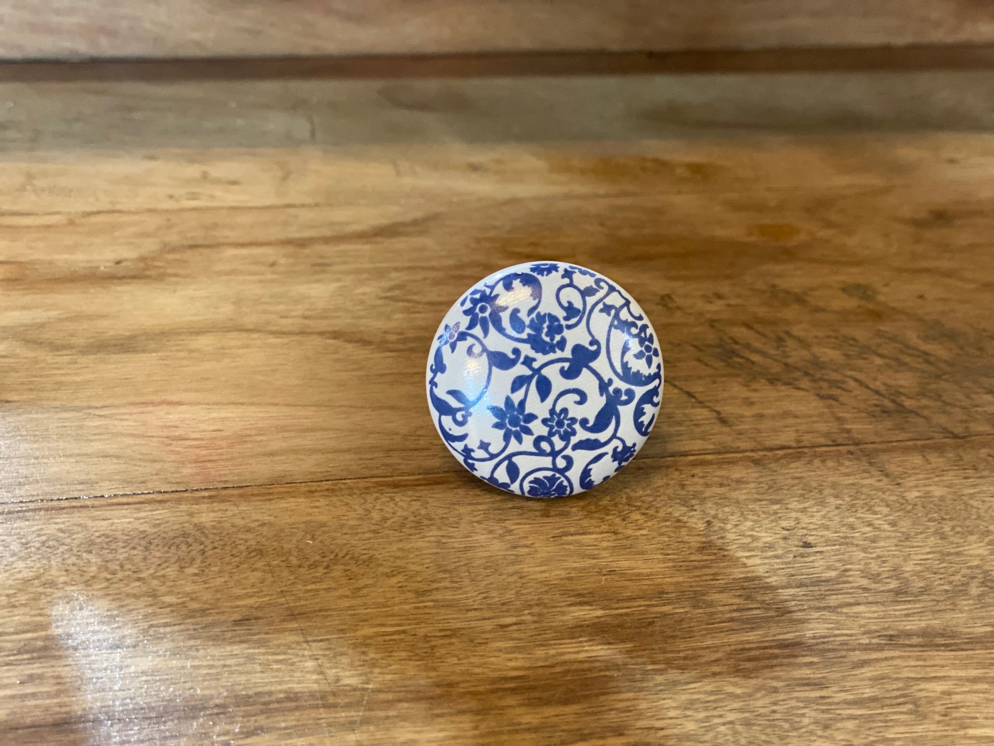 Blue & White Ceramic Knob Design 2