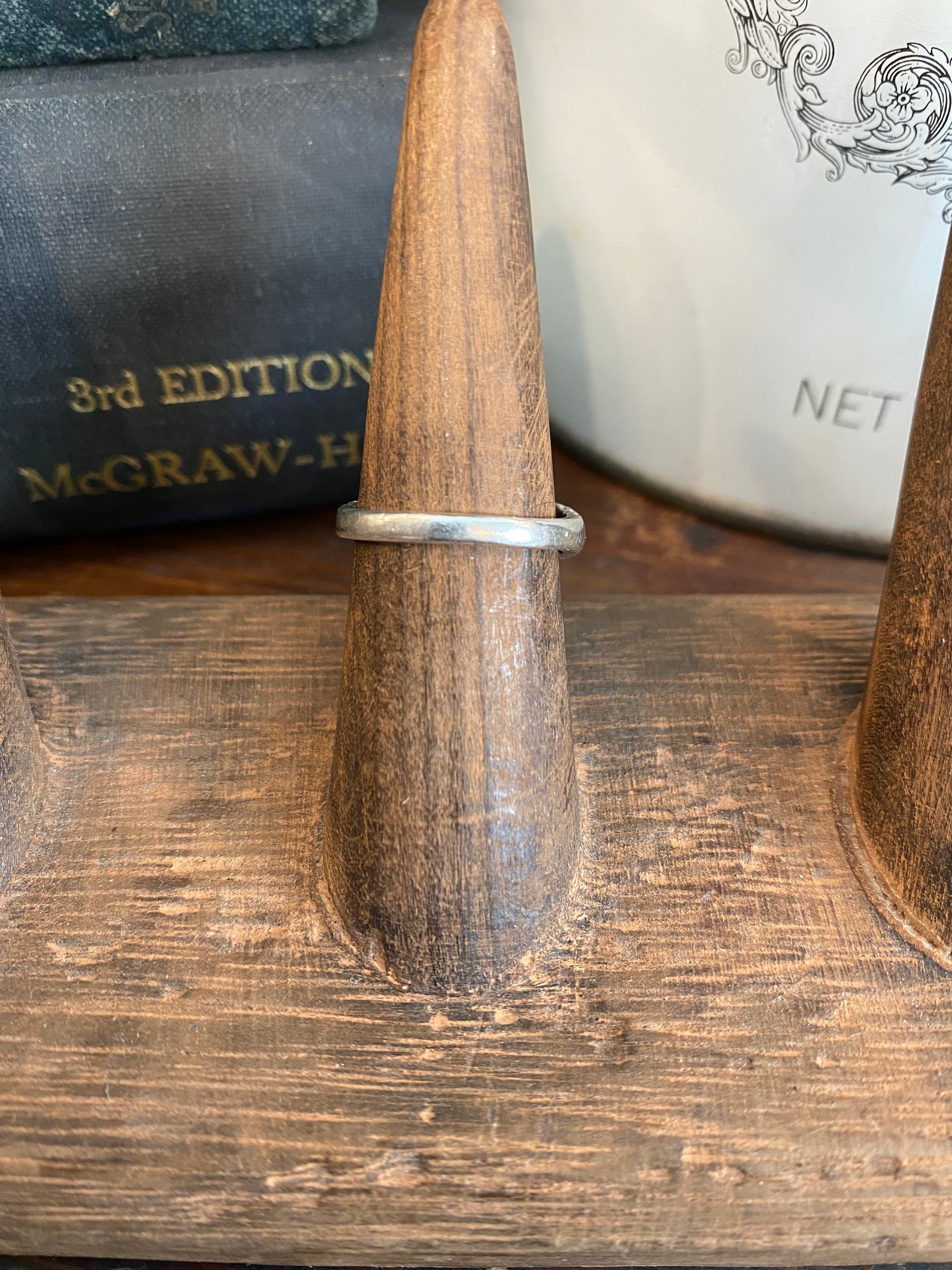 Vintage Sterling Ring With Turquoise Stone