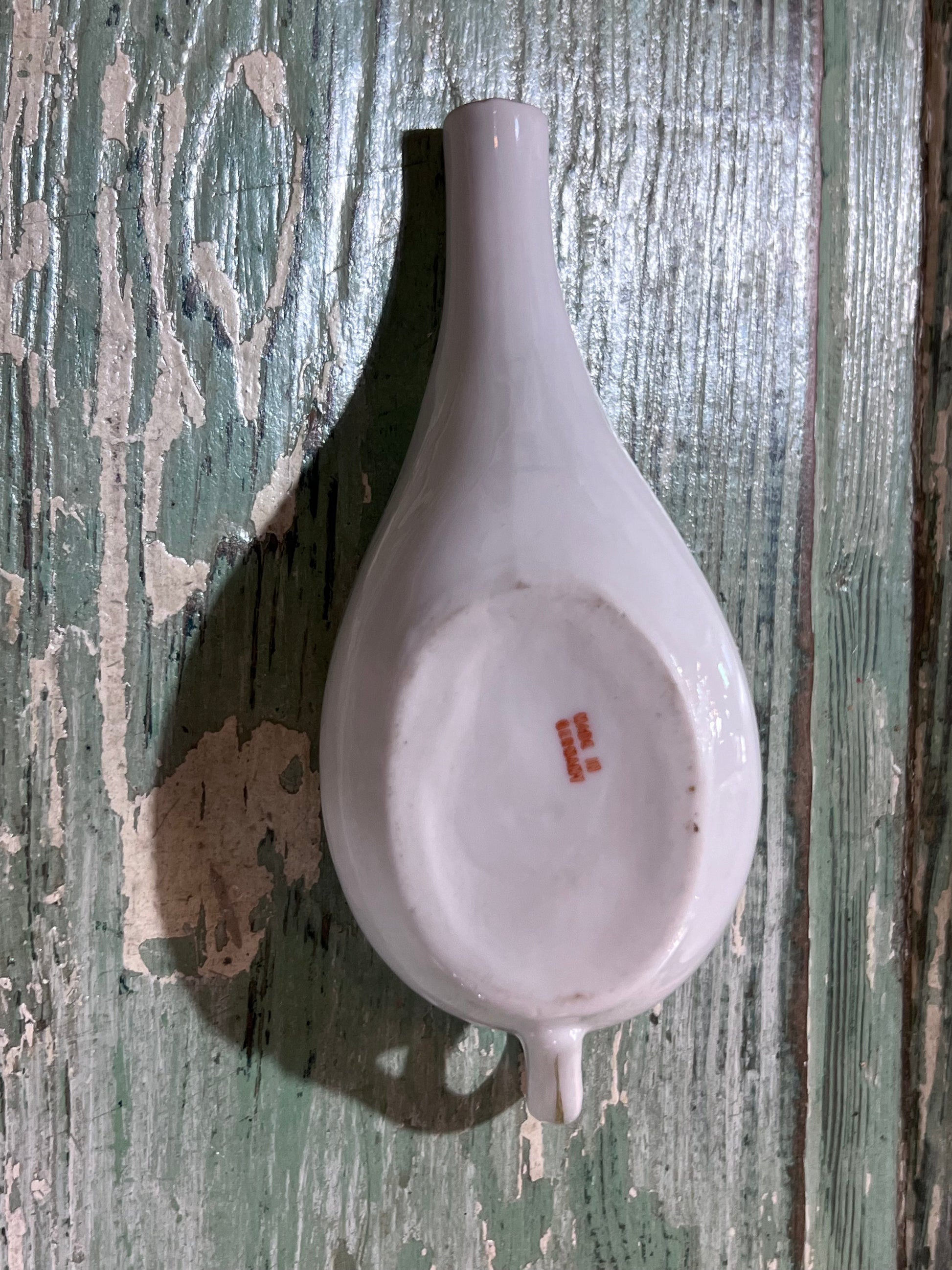 Antique Baby Invalid Feeder Cup Red Cross Porcelain Made In Germany