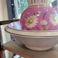 Pitcher Bowl Set Pink Teal Lawleys Norfolk Stoke Pottery Wilkinson England LTD 300 L