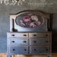 Moody Florals Mint Decoupage Paper