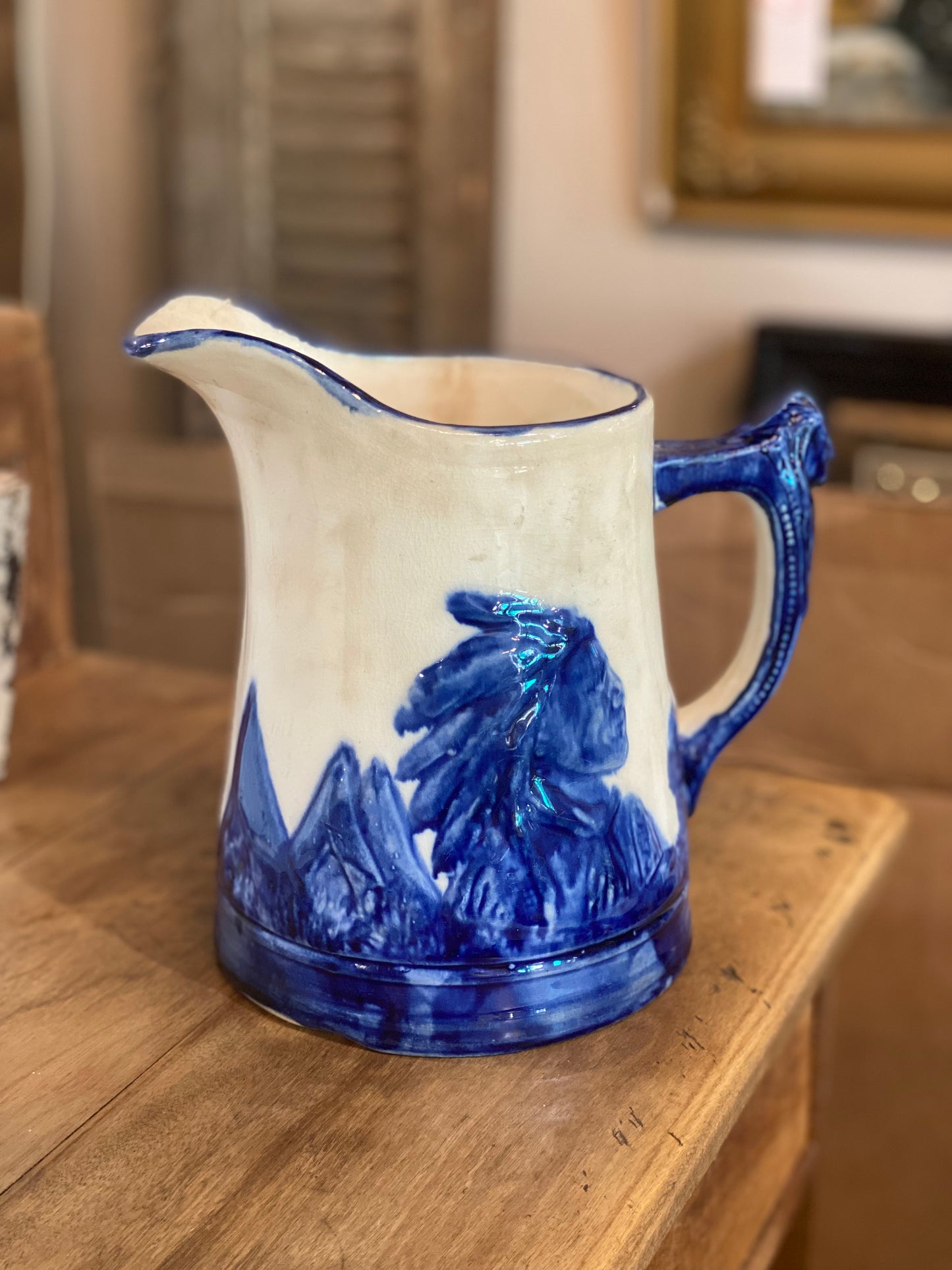 Antique Sleepy Eye Water Pitcher