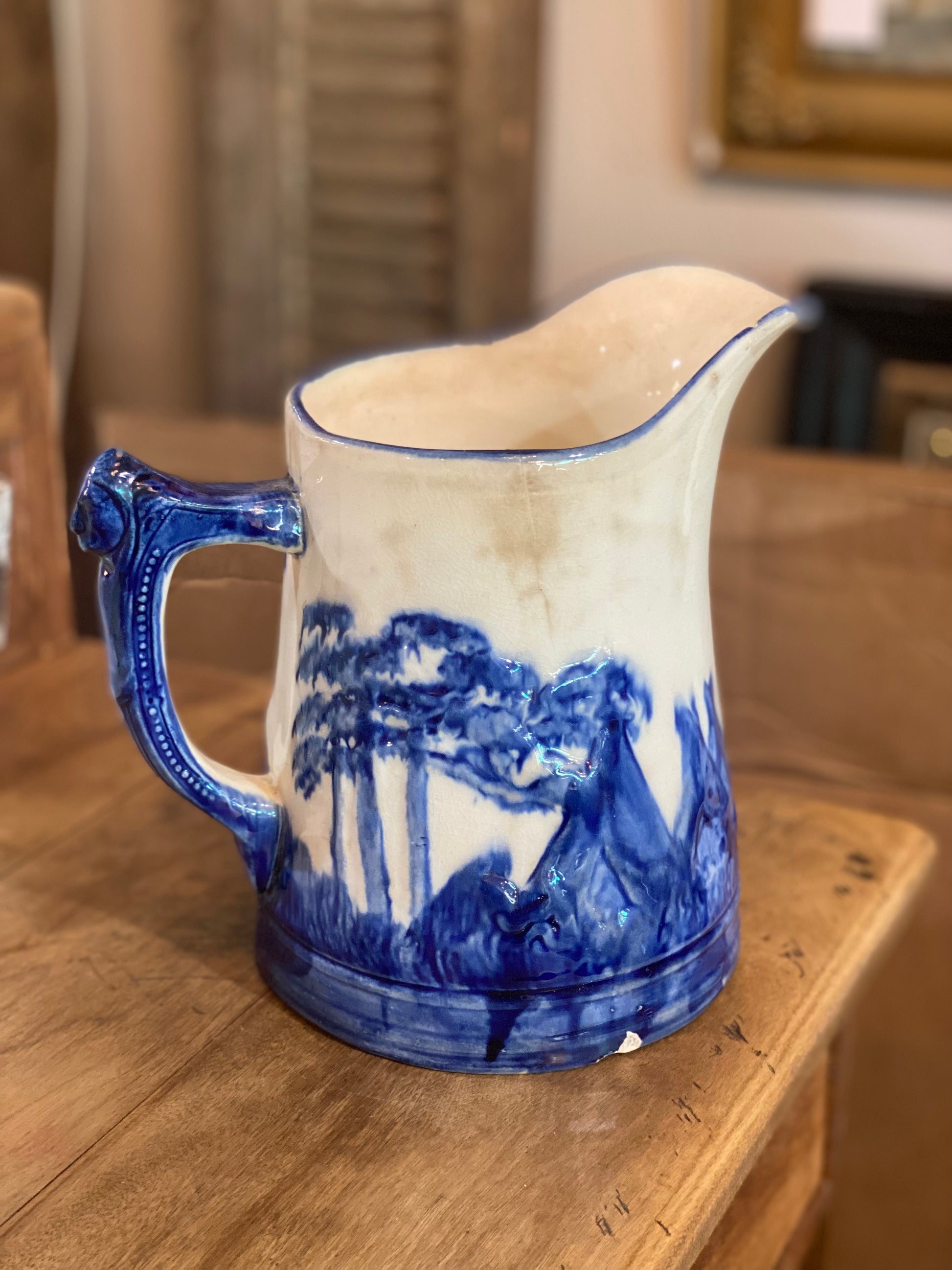 Antique Sleepy Eye Water Pitcher