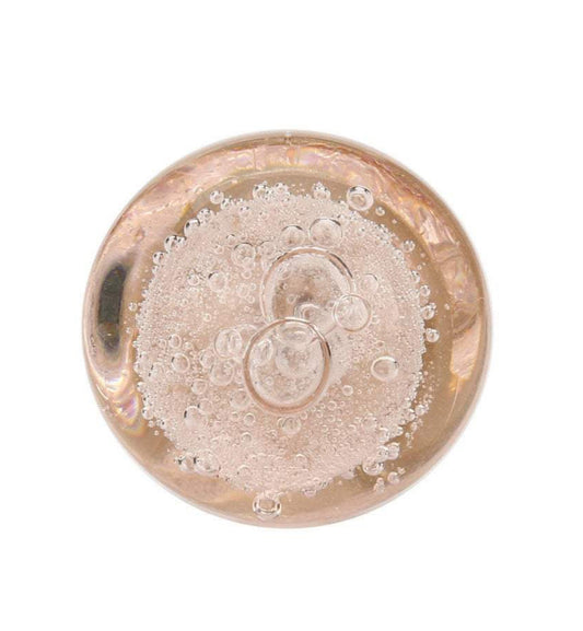 Light Pink Bubble Glass Knobs