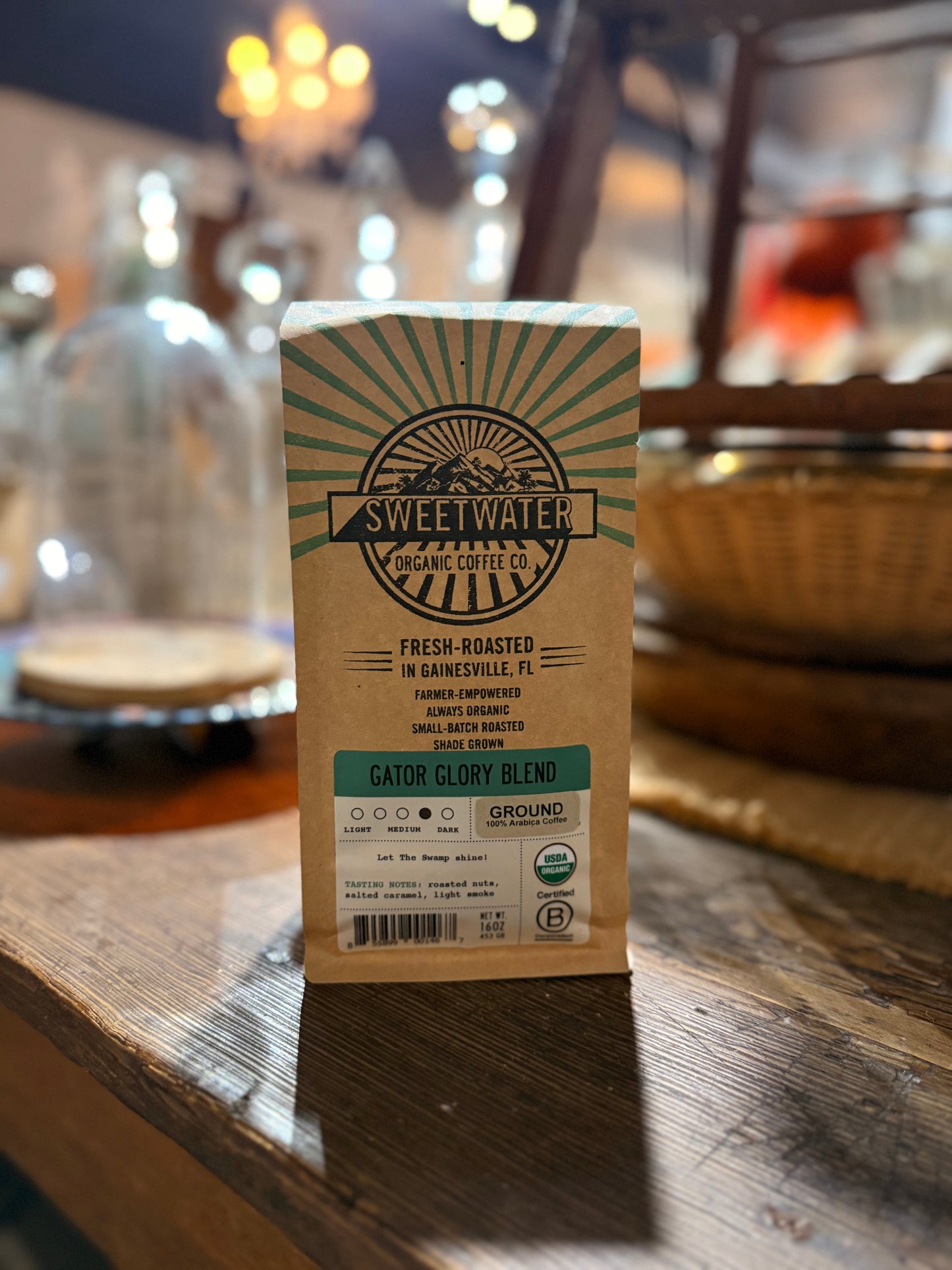 Gator Glory Viennese Roast FTO Coffee - 1 lb. Ground Drip