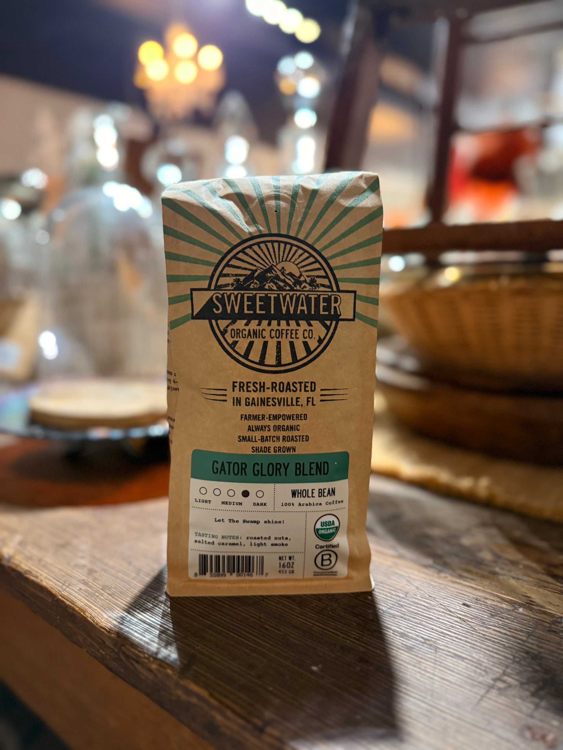 Gator Glory Viennese Roast FTO Coffee - 1 lb. Whole Bean