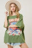 Licensed Rolling Stones Graphic Oversized Tee Fantastic Fawn