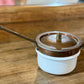 Vintage Copper and Ceramic Double Broiler Insert with Lid