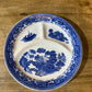 Blue Willow Pattern Divided Grill Plate