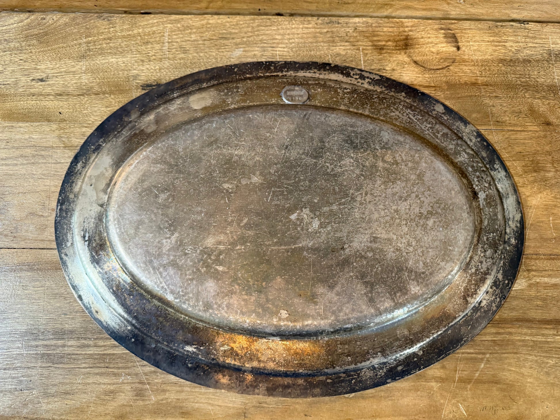 Silver Plated Oval Platter