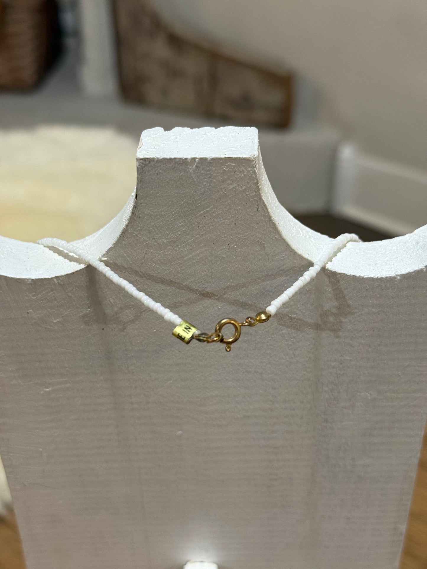 Dainty shell and crystal necklace