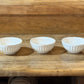 Set of 3 White Prep Dishes